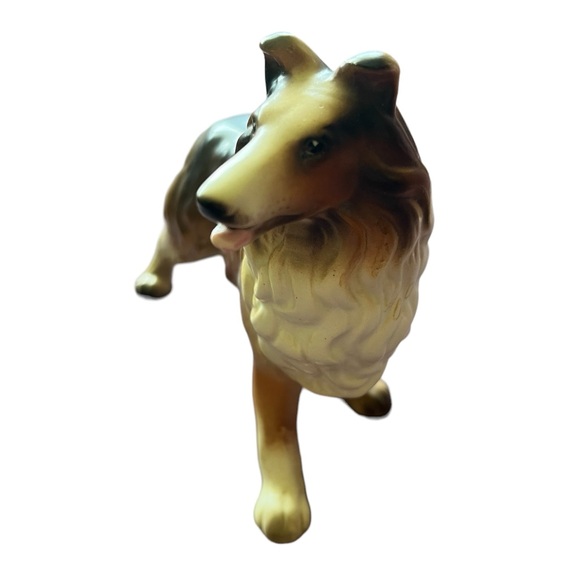 Vintage Porcelain Collie / Lassie Dog Figurine - Picture 2 of 5